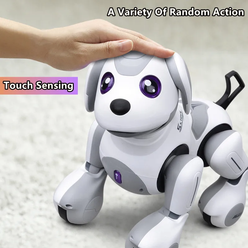 Puzzle Early Education Remote Control Robot Dog Intelligent Programming Touch Sense Singing Dancing Electric Smart RC Dog Pet 2