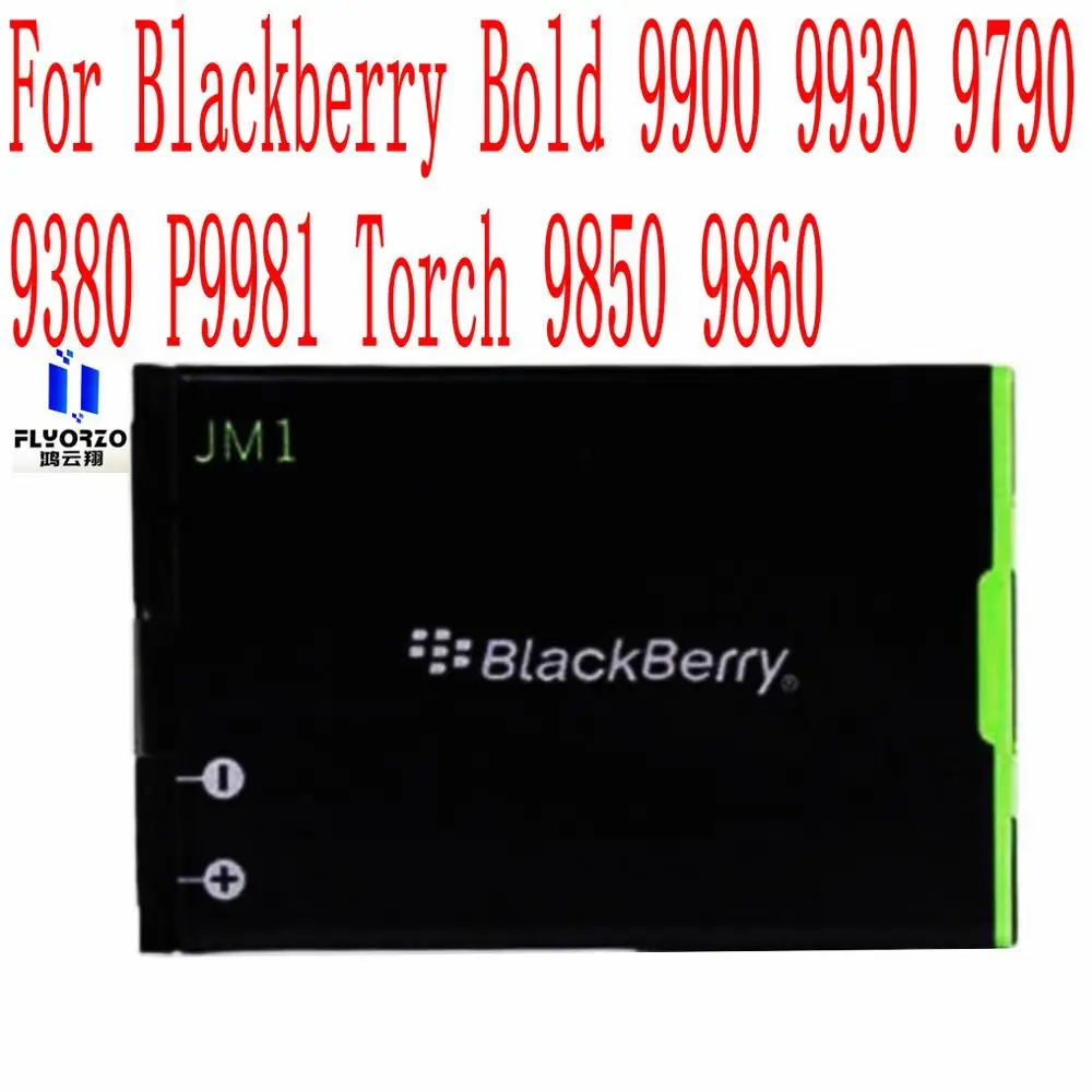 

New High Quality JM1 Battery For Blackberry Bold 9900 9930 9790 9380 P9981 Torch 9850 9860 Mobile Phone