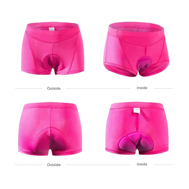 Cycling Shorts Women Cycling Underwear Shorts Breathable 3d Gel Padded Low  Waist Mesh Bike Shorts