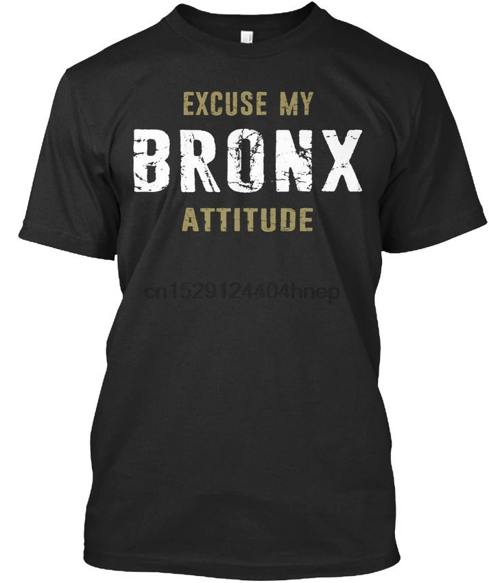 Футболка премиум-класса с надписью Excess My Bronx Attitude | Мужская одежда