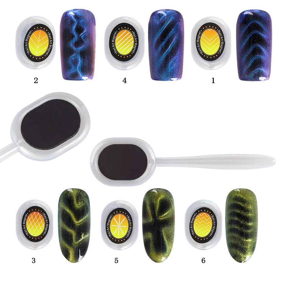 25 Styles Magnet Fr Gel Varnish Nail Tool Cat Eye Magnet Nail Art Stick 3D Multi Line Strip Effect Magnetic Pen Manicure LE1612