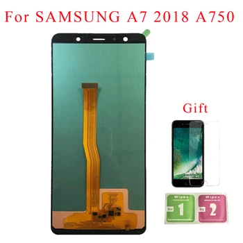 

Super AMOLED LCD For Samsung Galaxy A7 2018 A750 SM-A750F A750F LCD Display With Touch Screen Assembly Replacement Part