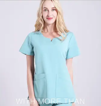 

Hot Women Medical Uniforms Doctor Spring/Summer Short Sleeved Scrub Sets Nurse Uniform Beauty Salon Work Clothes Breathable