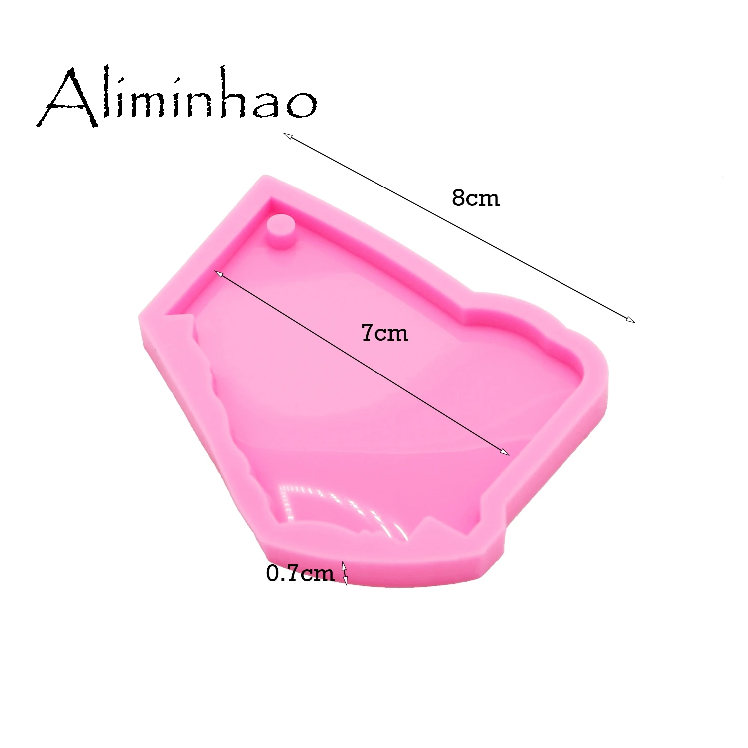 DY0216 Shiny Georgia state shape silicone molds DIY epoxy resin molds for jewelry Decorative Craft Mold wholesale