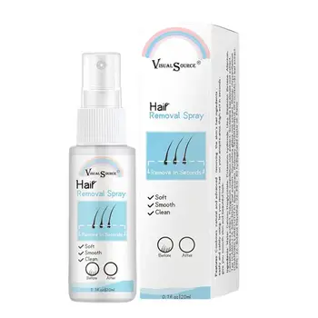 

20ML Painless Hair Removal Spray Stop Hair Growth Inhibitor Shrink Pores Skin Smooth Repair Moisturizing Essence Spray