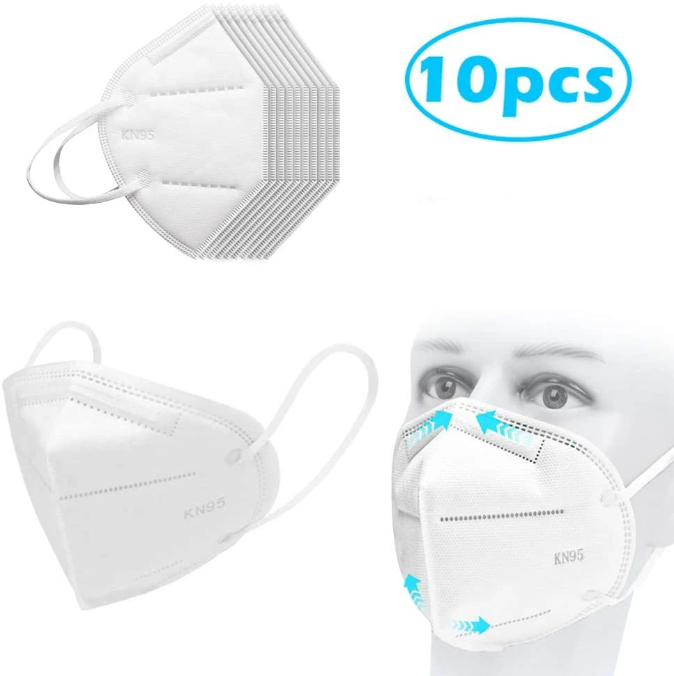 

N95 5 Layers Mask Bacteria proof Anti Infection KN95 FFP2 Masks Particulate Mouth Respirator Anti PM2.5 Safety Protective Mask