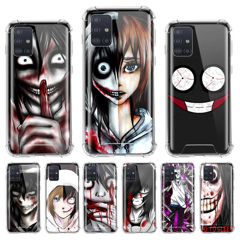 Аниме Джефф убийца чехол для Samsung Galaxy A71 A51 M31 A41 A31 A21 A11 A01 M51 M21 M11 подушка