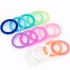 30pcs Transparent Clear Silicone Pacifier Dummy Ring MAM Adapter O Ring Food Grade 3