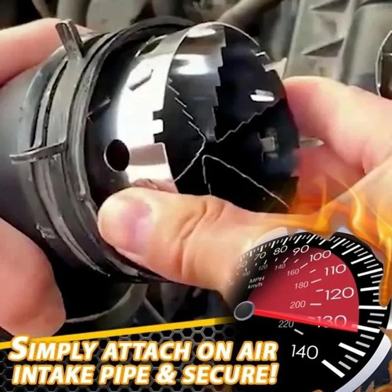 Car Turbocharger Air Intake Pipe Adapter Automotive Turbofan Modified Accelerator Turbine Intake Parts Topspeed Car Turbocharger