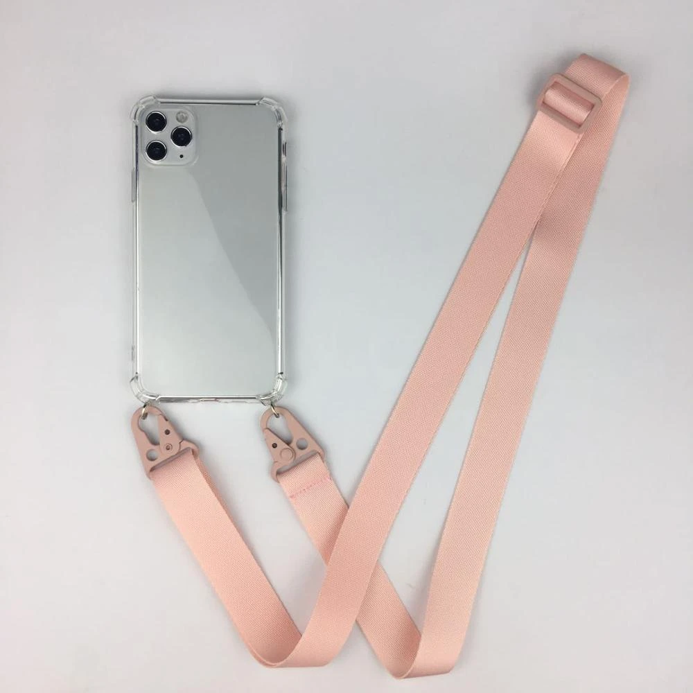 Luxury Shockproof Chain Necklace Cell Phone Case With Lanyard Neck Strap Rope Cord For iPhone SE2 11 pro XS MAX 6 7 8 Plus XR X iphone 6 cardholder cases