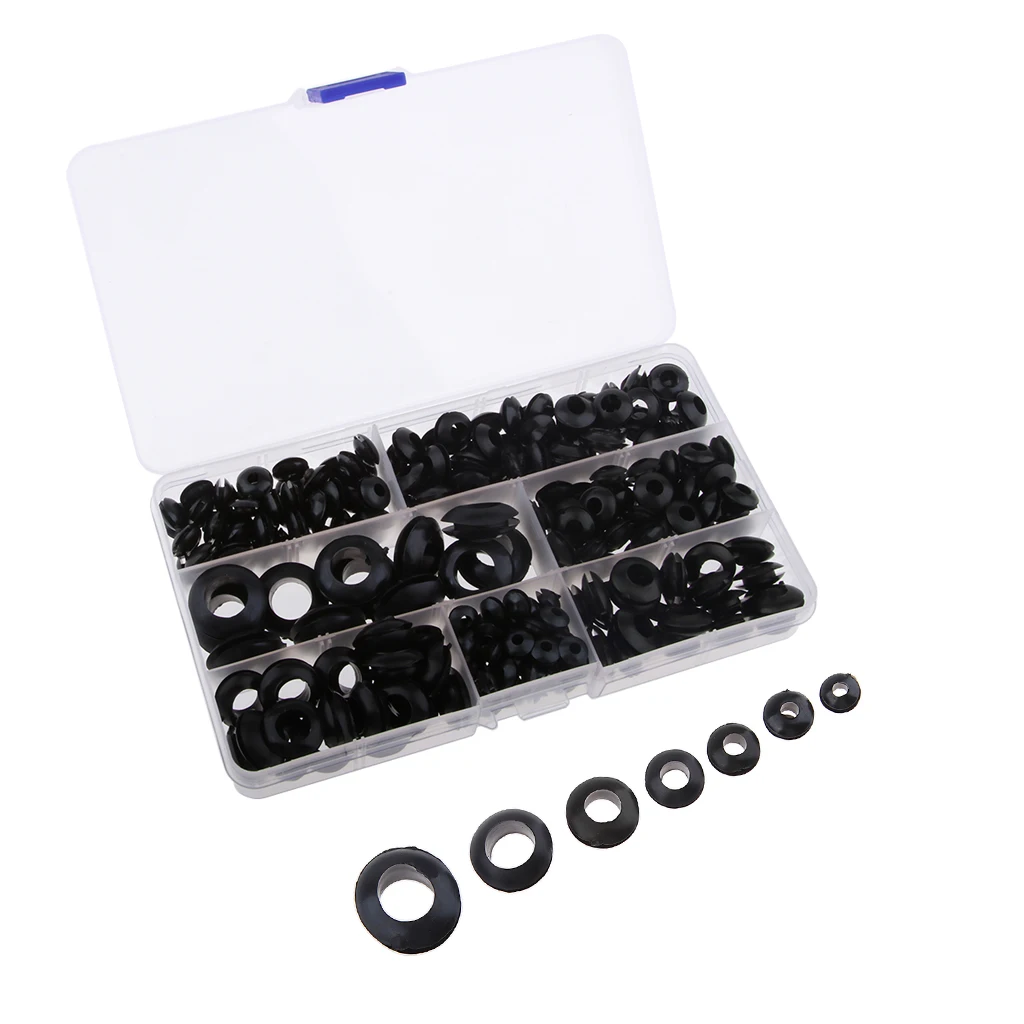 Rubber Grommet Assortment Electrical Wire Gasket Kit M3//M5/M6/M8/M10/M12