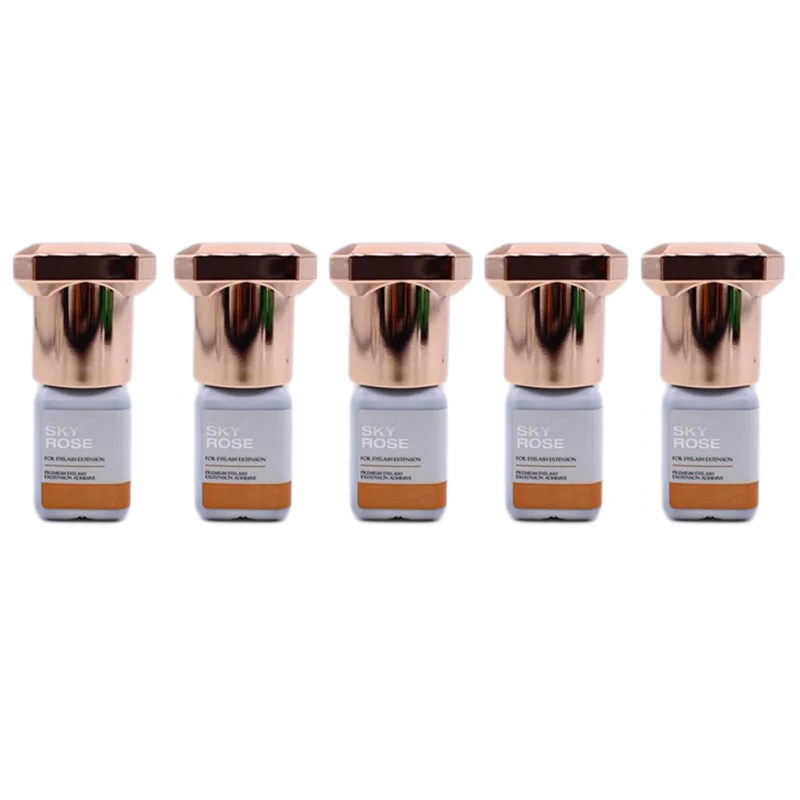 5ml SKY Rose Glue for Eyelash Extensions 1s Fast Drying Korea Original Sky Glue False Lash Glue Makeup Tools Wholesale Adhesive 4