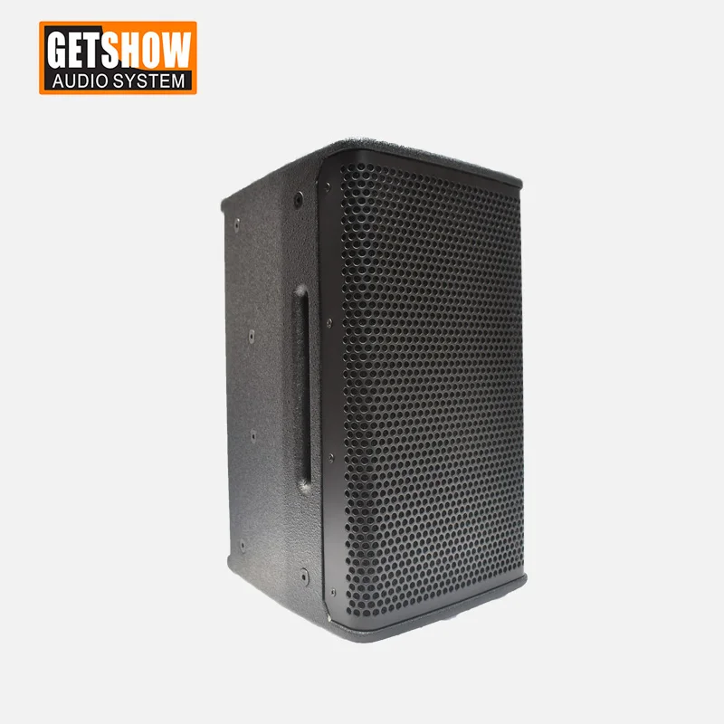 Dual 6.5 inch Active Compact Column PA Speaker Powered Slim Loudspeaker Point Source Speaker