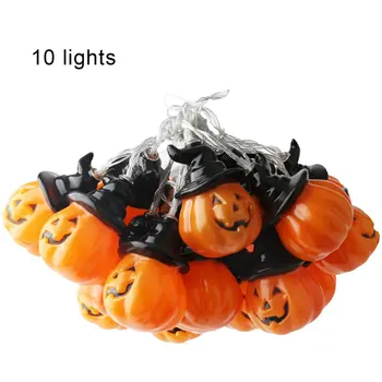 

Halloween pumpkin lantern string Decorative lights Bar KTV decoration props LED glowing ghost festival dress up supplies