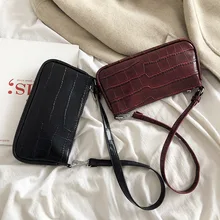 Винтажная сумка-хобо из кожи аллигатора на молнии, дамские сумочки и кошельки, сумки на плечо, вечерние клатчи