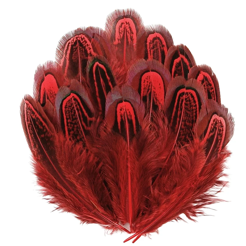 Pheasant Feathers 20Pcs/Lot Colorful Pheasant Feathers 3-7cm for Crafts Jewelry Creation Handicraft Accessories