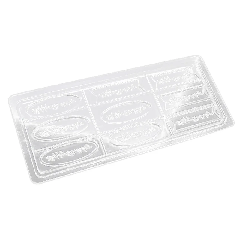 

Happy Birthday PE Chocolate Mold DIY Cake Decoration Kitchen Baking Tools