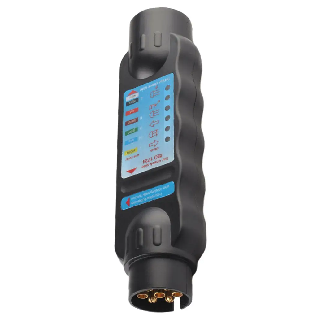 Портативный 7-контактный прицеп со светодиодный Ной подсветкой проводной