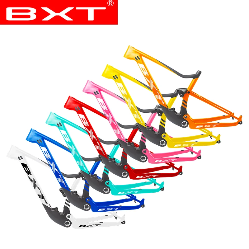 US $1.400.00 BXT Mountain Frameset boost Suspension frame Max Tire Size 23 boost frame thru Axle 14212 and 1359mm Suspension Bike Frame