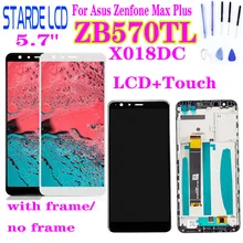 Für ASUS ZenFone Max Plus M1 ZB570TL X018DC X018D LCD Display Touchscreen Digitizer Sensor Glas Montage mit Rahmen und werkzeuge