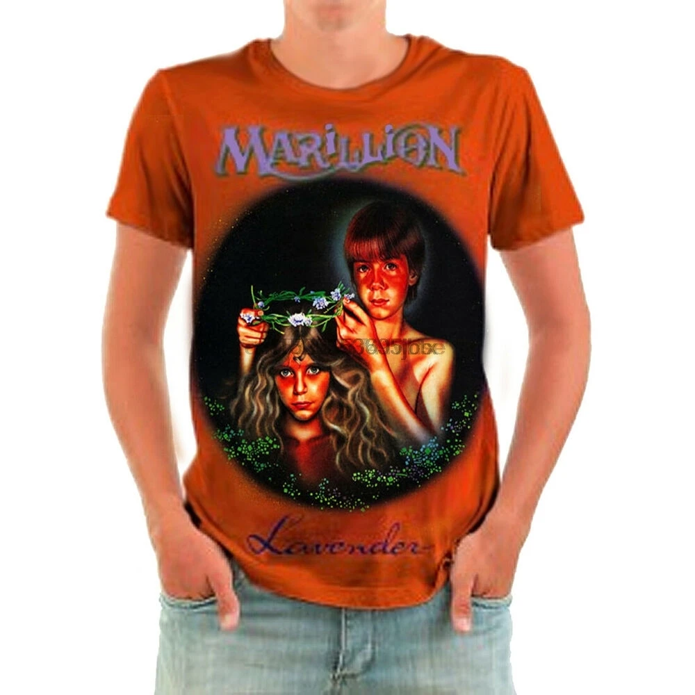 Born2Rock-LAVENDAR-мужская футболка Marillion prog rock | Мужская одежда