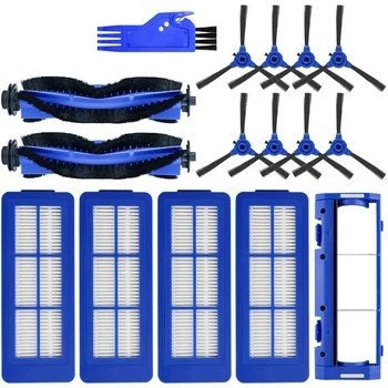 

16 Pcs Spare Parts Accessories Set Main Brush Cover Filter Brush for Eufy RoboVac 11S MAX, 15C MAX, 30C MAX