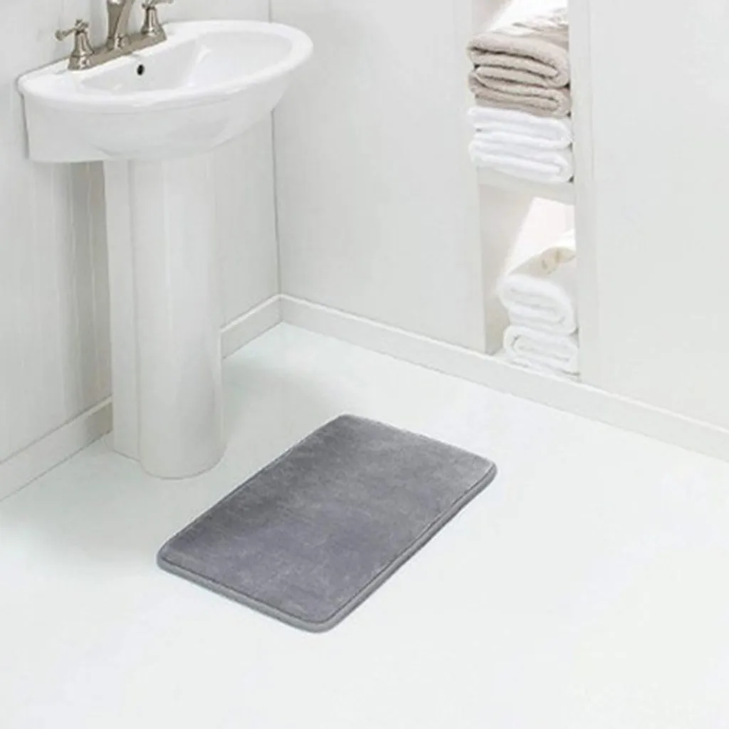 Простой стиль коврик для ванной пены с эффектом памяти коврик губка нескользящий коврик для ванной ковер для гостиной коврик для ванной# J8