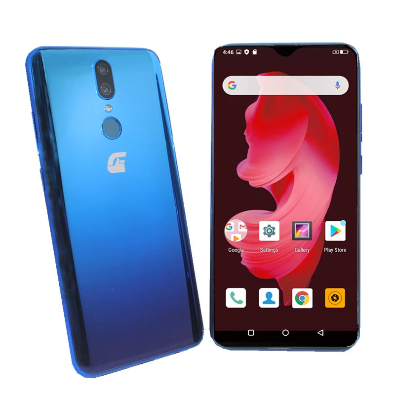 6.3 Inch 002 Plus 3G/4G Smart mobile phones Dual SIM Cards 3GB+64GB Android 9.0 MT6765 Octa-Core 15200*720pixels WiFi Bluetoot