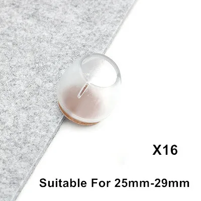 16Pcs 3 Size Chair Leg Caps Table Leg Protector Covers Silicone Furniture Table Leg Pads Round Bottom Circle for Chair Round Cap L