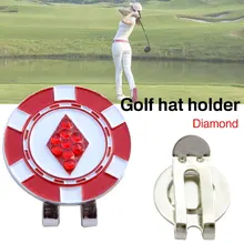 Мяч для гольфа маркер зажим для кепки для игры в гольф Спорт на открытом воздухе случайный цвет C523 Divot инструмент комплект для гольфистов зажим для шляпы для гольфа подарок знак клуб