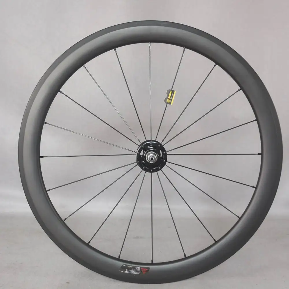 fixed gear wheels novatec hubs track bike 50mm Clincher Carbon wheels fixed gear wheels 700C wheelset fixie bike