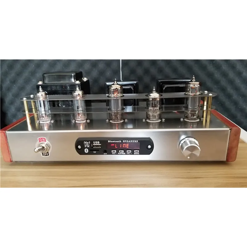 

6N2 6P1 tube amplifier fever kit, 5.0 bluetooth ,lossless U disk playback, bile rectifier amplifier,the sound really good