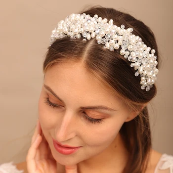 Diadème de mariée bijoux de cheveux de mariage - accessoires de mariée 1