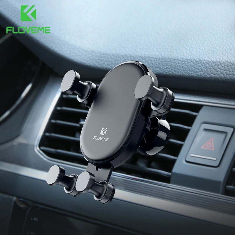  FLOVEME Schwerkraft Auto Telefon Halter Air Vent Clip Montieren Telefon Auto Halter Für iPhone X XR
