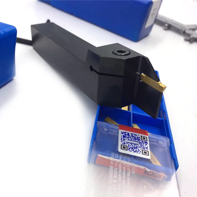

10 Pieces MGEHR2020-2 2mm Holder Cut-Off Carbide Inserts CNC MGMN200-G NC3020 External Grooving Turning Tools