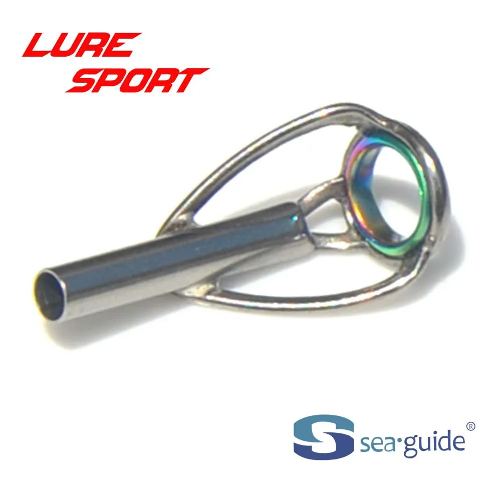 

Titanium Frame Rainbow RS ring Top Guide 2pcs TiXLRST Rod Building Component Pole Repair DIY Accessory Seaguide