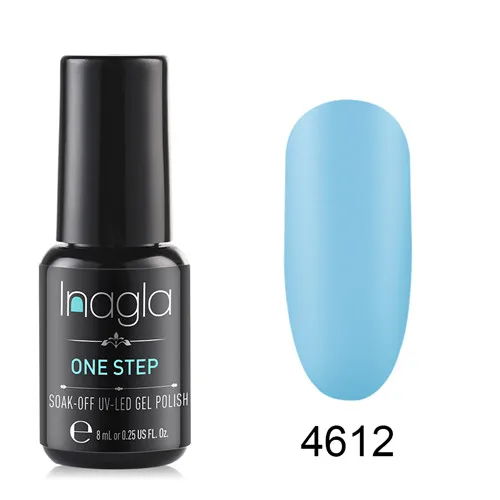 4612 Inagla матовый Гель-лак one step УФ светодиодный био-Гели Soak Off Гель-лак для маникюра 3 в 1 нейл-арта Лаки ручка Гибридный наконец гель Краски - Цвет: 4612