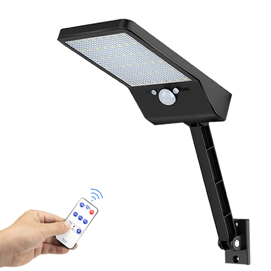 

LED Solar path Street Wall Lights Garden porch Fence Lamp Outdoor Motion Sensor with remote controller#1
