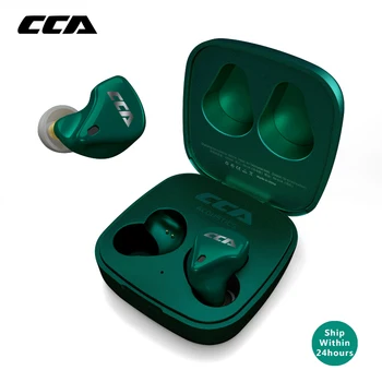 

CCA CX10 8BA+2DD Hybrid Driver Grade TWS 5.0 Wireless Headphones Bluetooth Gaming Wireless Earphones Bass Earbuds