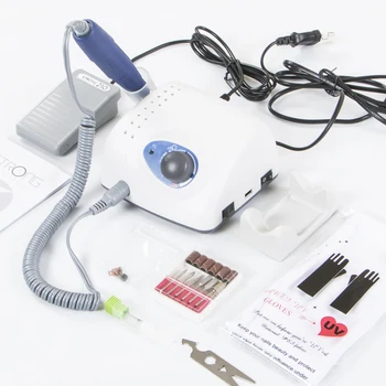 

65W 35000RPM Electric Machine Drill Set Nails Strong 210 Model 102L Handpiece Manicure Pedicure Nail File Bit Nail Art Equipment