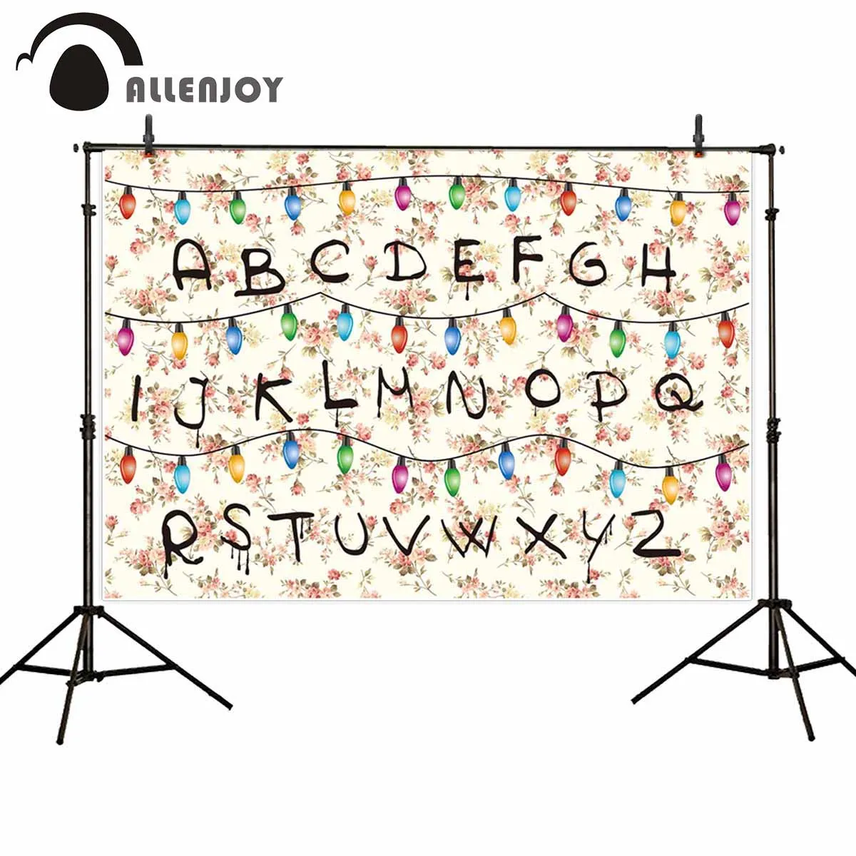 Allenjoy фон для фотосъемки с алфавитом ABC Flower Stranger treat kids birthday baby shower вечерние фоны для фотосъемки