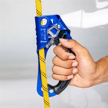 

Pro Outdoor Sports Rock Climbing Right Hand Ascender Device Mountaineer Handle Ascender Climbing Rope Tools