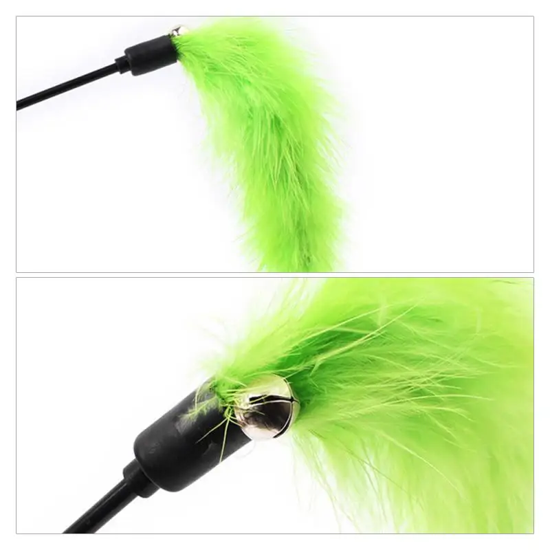 The Latest Cat Stick Feather Interactive Toy Colorful And Creative Feather Stick Pet Accessories Funny Cat Stick Pet Supplies