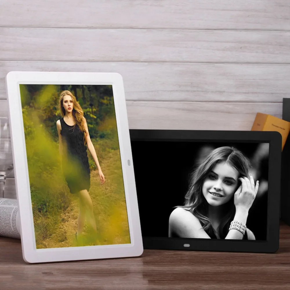 

Multifunctional 12" LCD Digital Photo Frame 1280*800 High Resolution Picture Frame With Wireless Remote control Built-in Speaker