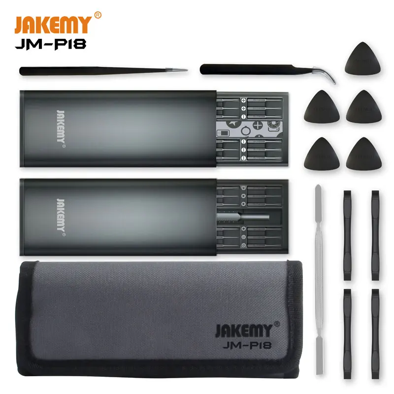 JAKEMY New Product JM P18 Mini Precision Screwdriver font b Tool b font Set with Waterproof