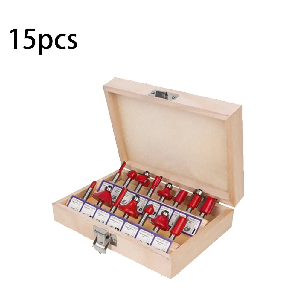 

Woodworking Milling Cutter Trimming Machine Cutter Head Electric Wood Milling Engraving Machine Trimming Knife 12Pc/15Pc