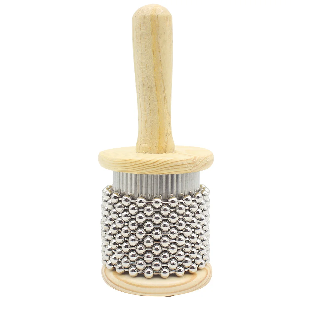 Wood Wooden Cabasa Percussion Band Student Children Kid Instrument Pop Hand Shaker Medium Size / Small Size for Option