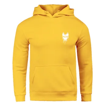 

2019 men's sweatshirt hoodie personalized printed casual pullover cute animal pullover long sleeve O-neck jacket