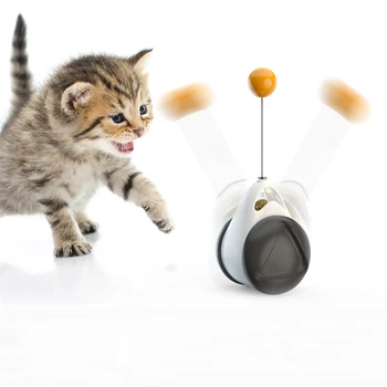 

Smart Cat Toys Ball with Wheels Automatic No Need Recharge Cat Toy Interactive Irregular Rotating Mode Funny Pet Supplies