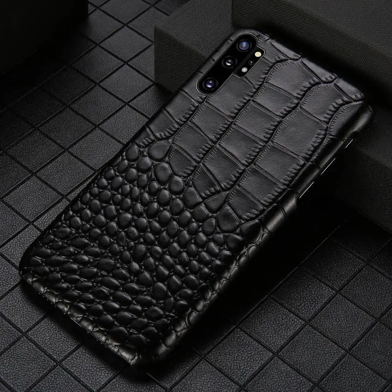 Подлинный кожаный чехол для мобильного телефона для samsung Примечание 10 Pro A70 A50 S10 S7 S8 S9 плюс A8 A9 J7 J5 Прохладный защитный чехол-накладка на заднюю панель